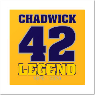 Chadwick 42 Legend Posters and Art